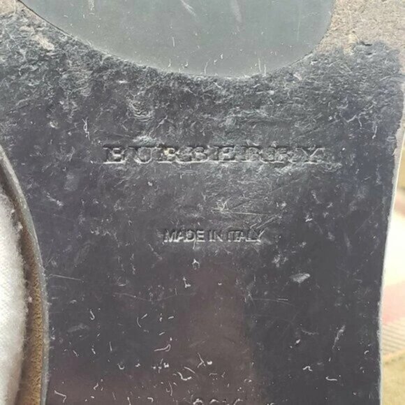 Burberry Light Brown Suede Norland Fringed Boots 260-082925 - Picture 10 of 12